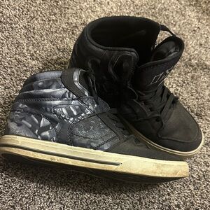 Osiris Kids Black and White Patterned Sneakers